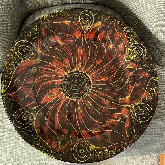 NWOT Handmade pottery table centerpiece or wall art. - Picture 4 of 11